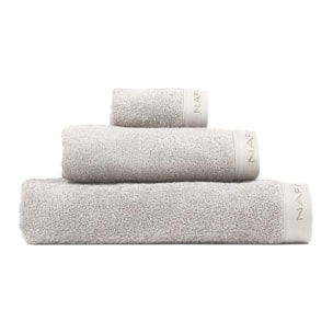 Lot de 3 serviettes CASUAL - 100% coton - 500grm/2 - gris clair