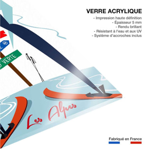 Tableau retro piste noire…ou verte! Tableau plexiglas