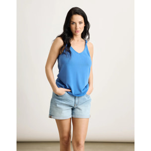 Camiseta Tirantes Azul - Dixie