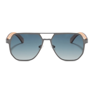 Gafas de Sol Feler 1801-3 Polarizadas de Madera Unisex 56 mm