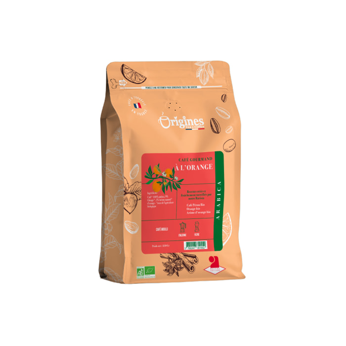 Café Gourmand bio Orange moulu filtre - 250g
