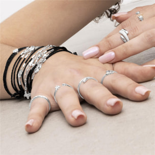 Pulsera Lux by Lux acabado plata