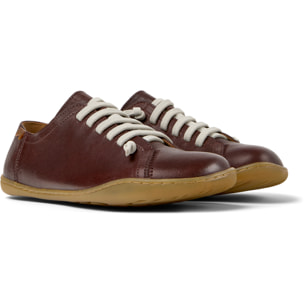 Zapatillas - CAMPER Peu Cami - Burdeos - Cuero liso