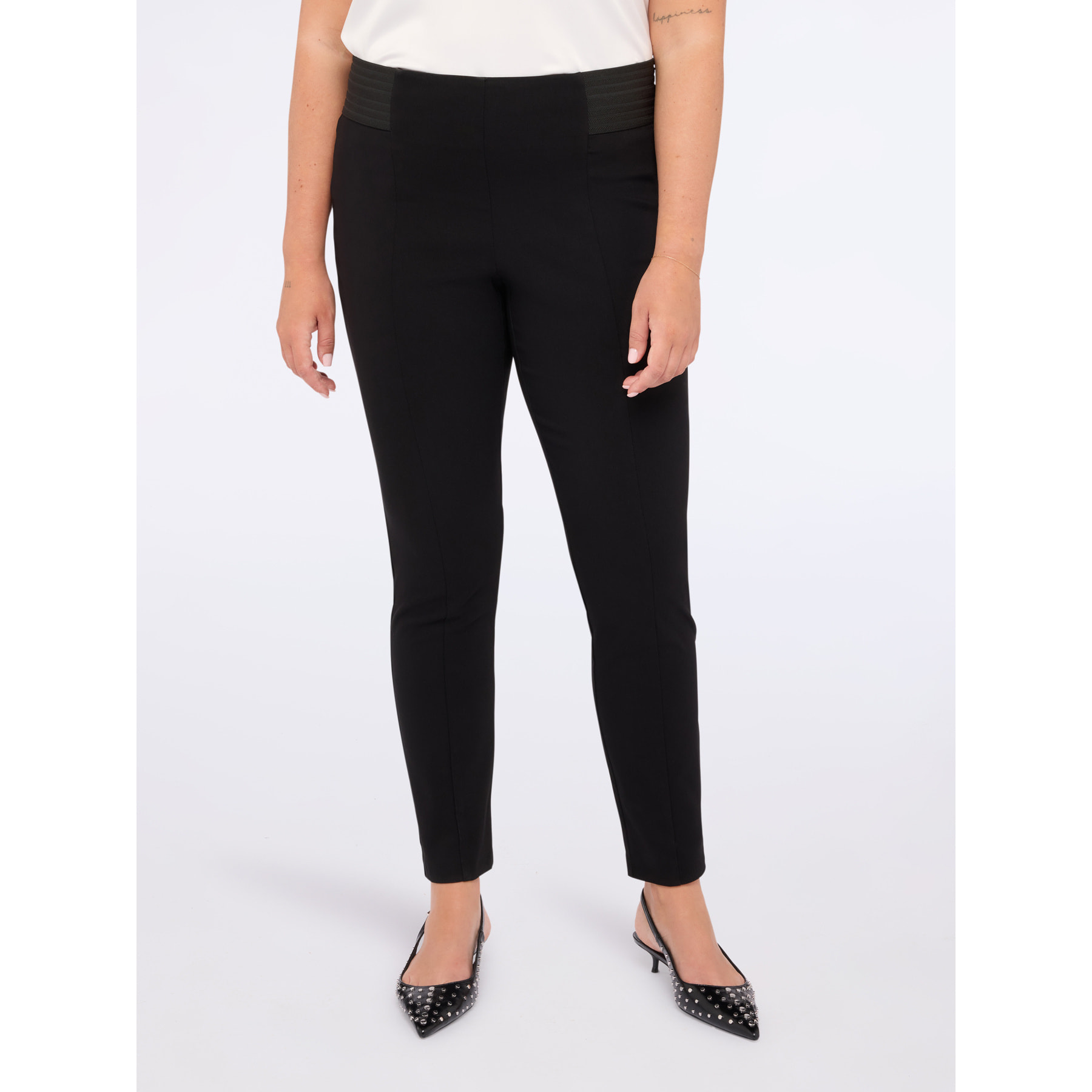 Fiorella Rubino - Jeggings con elástico en la cintura - Negro