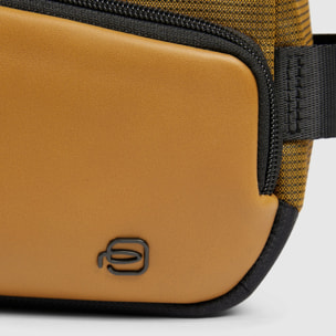 Piquadro Beauty case in tessuto riciclato e materiale bio-based