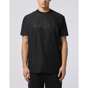 PHILIPP PLEIN Round Neck T-Shirt Jacquard Skull