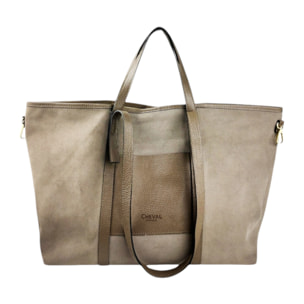 Bolso de Hombro Cheval Firenze Formentera F/W Gris Pardo Claro