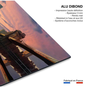 Tableau new york hudson river manhattan Tableau alu Dibond