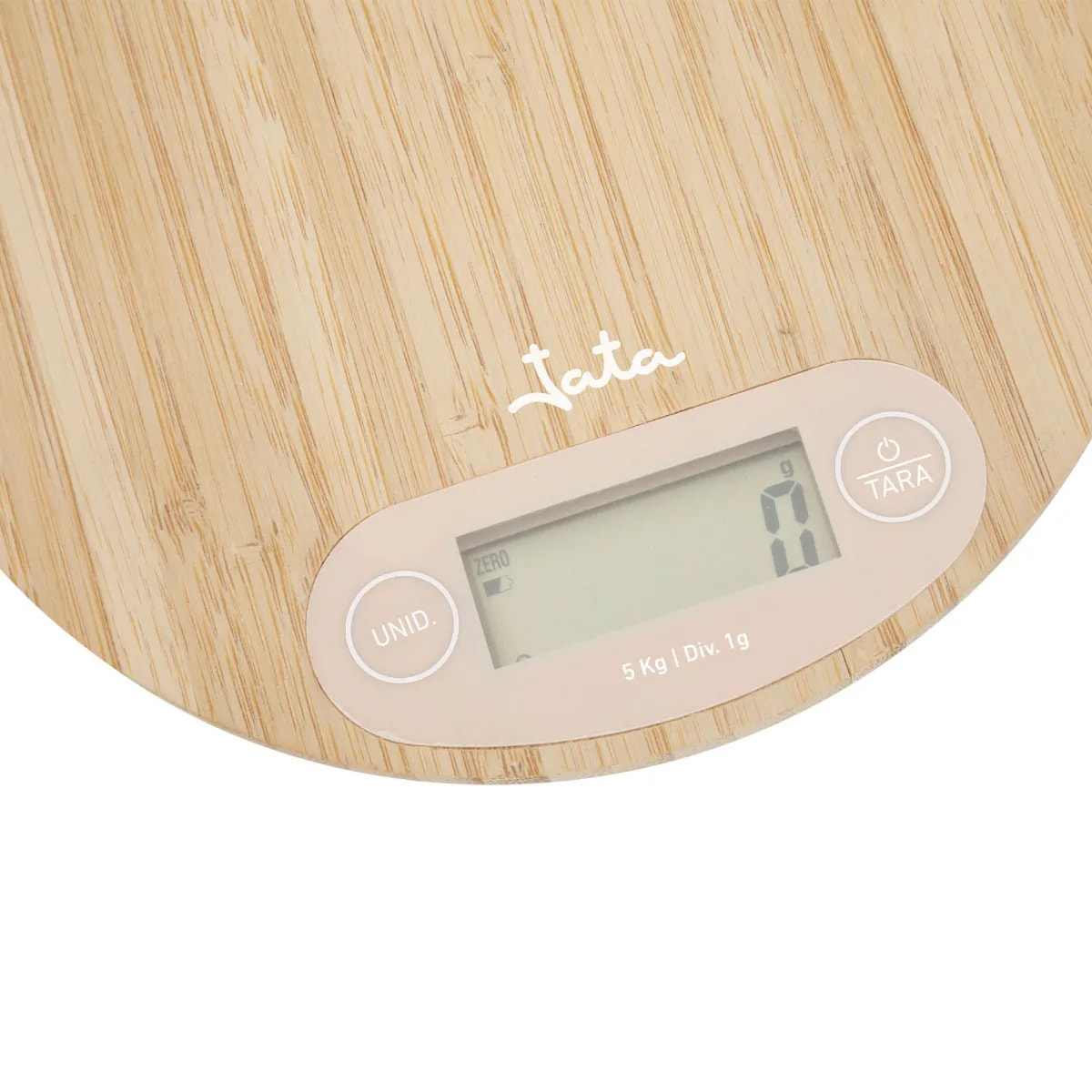 Báscula de cocina JATA HBAL1110 hasta 5 kg. Alta precisión. Función de tara. Visor LCD