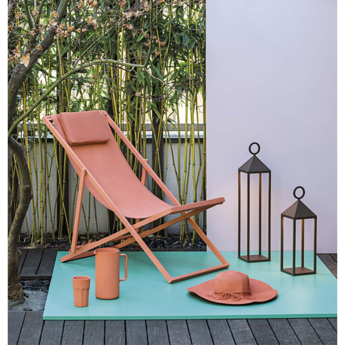 PIC-NIC Lampada da tavolo USB Corten