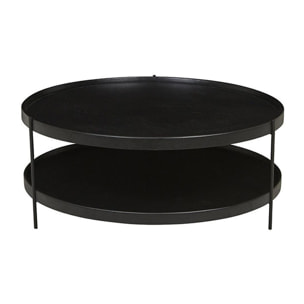 Hum coffee table 90 Noir