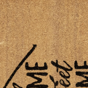 Paillasson motif texte en relief, chaleureux, NID
