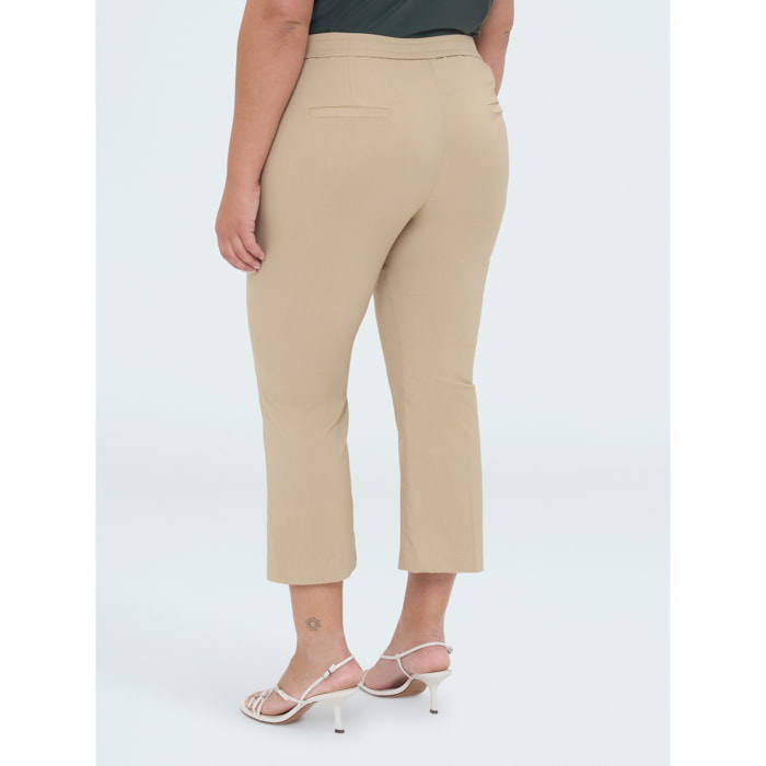 Fiorella Rubino - Pantalones Kick Flare - Beige