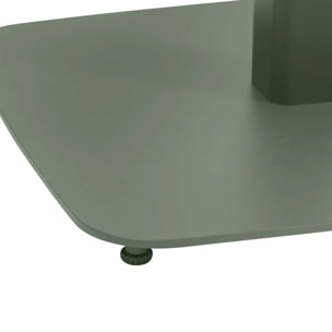 Table de jardin 2 places Alegoria 70x70cm vert laurier