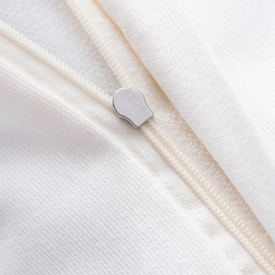 Set de 2 cojines 40x40cm 100% algodón 300gsm color crudo el ganso