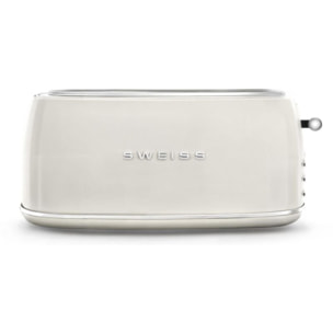 Grille-pain SWEISS + bouilloire vintage crème pack GRVKTL8