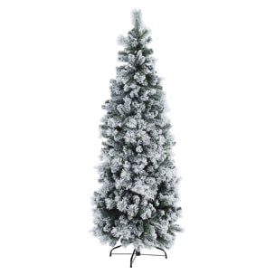 Albero di Natale PRAGA innevato slim 180 cm