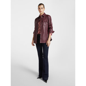 Elena Mirò - Camisa amplia - Burgundy