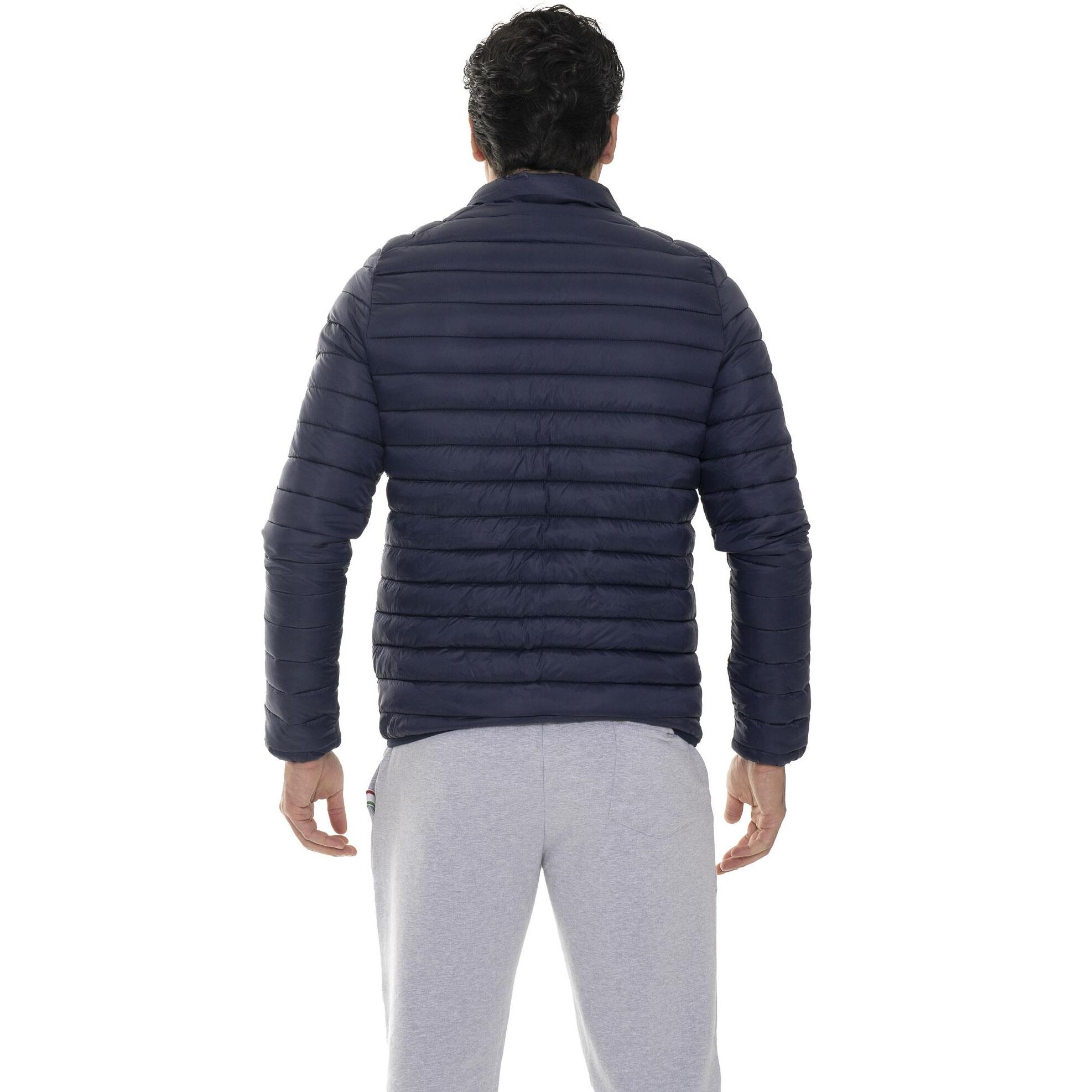 Piumino invernale da uomo con zip e collo alto "Basic"