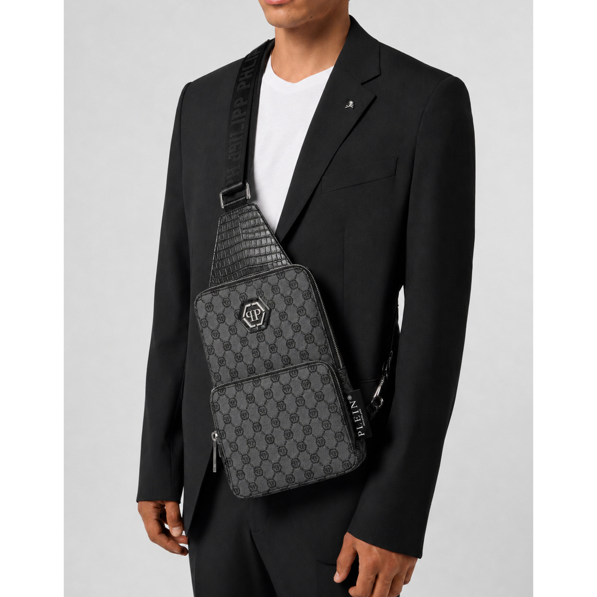 PHILIPP PLEIN Bolso bandolera MONOGRAM