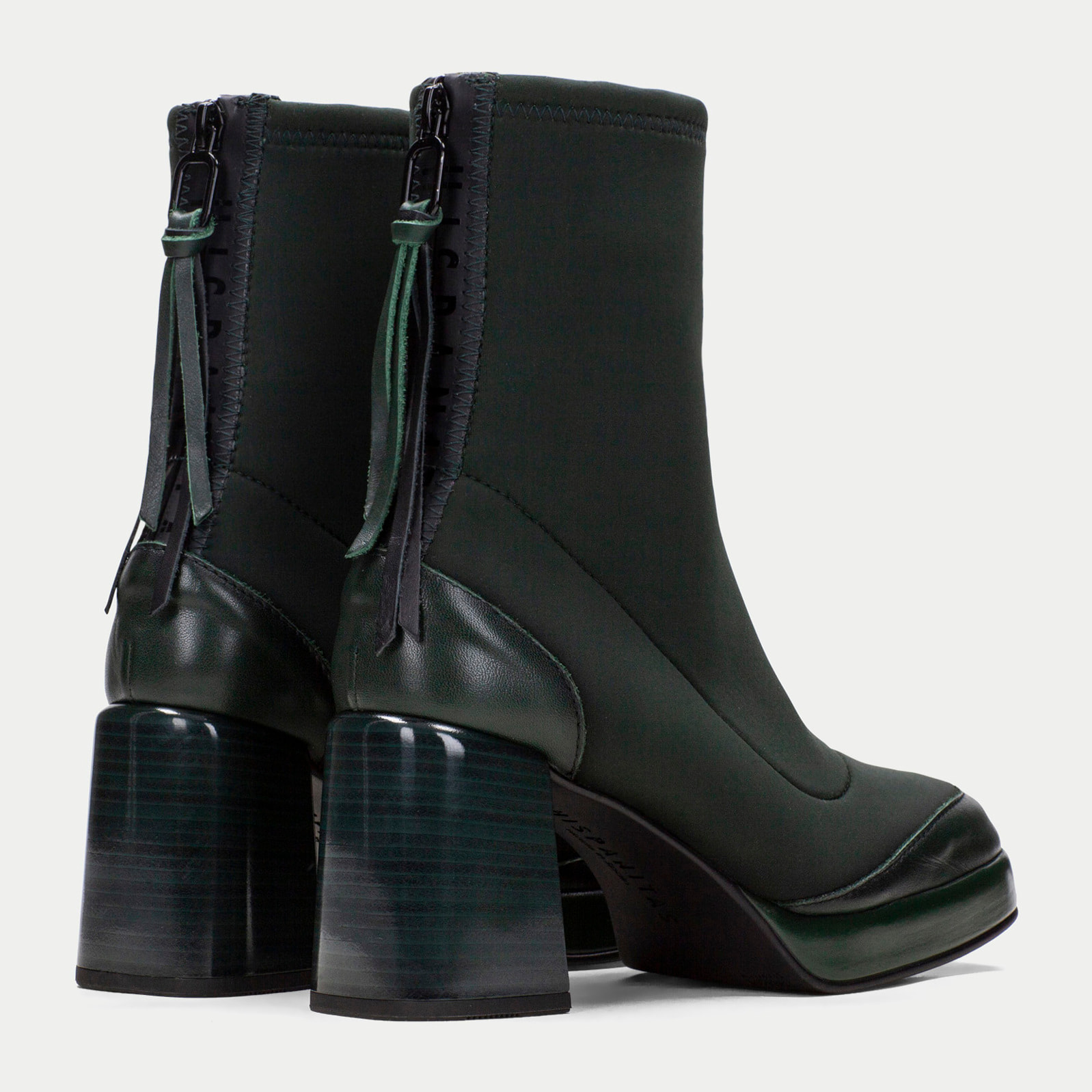 Botin Tokio Verde 7 cm