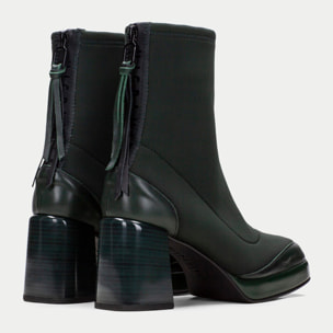 Botin Tokio Verde 7 cm