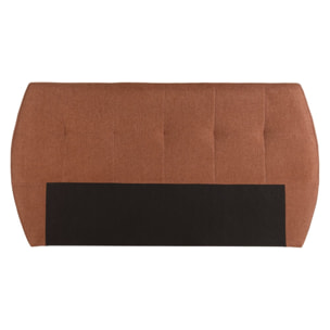 ARTHUR - Tête de lit rembourrée pour lits 140/160cm couleur terracotta