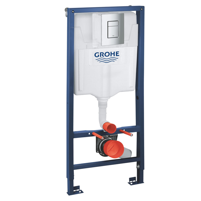 GROHE Bâti-support Rapid SL pour WC suspendu avec plaque de déclenchement Skate Cosmopolitan