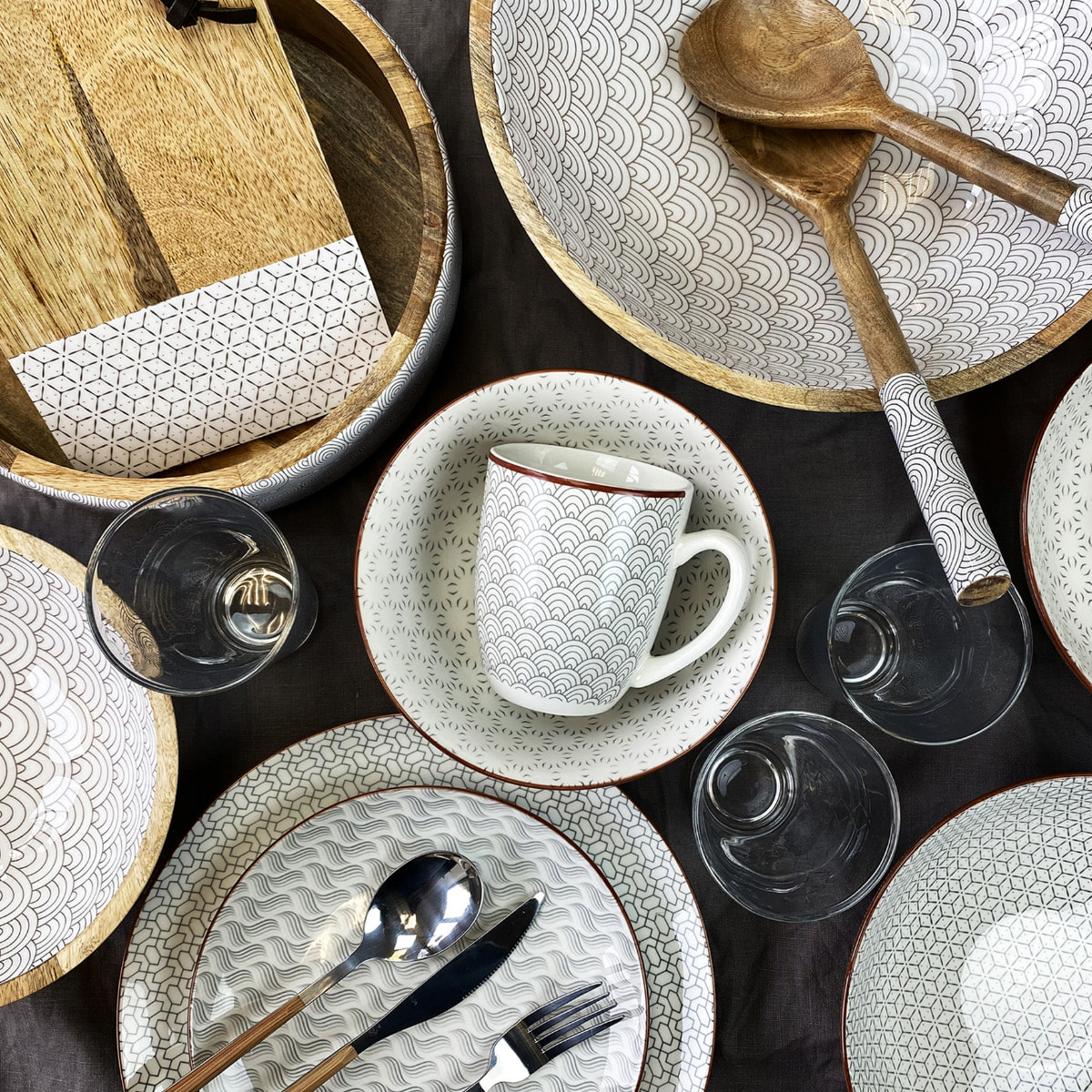 Lot de 6 petits bols, SLOW