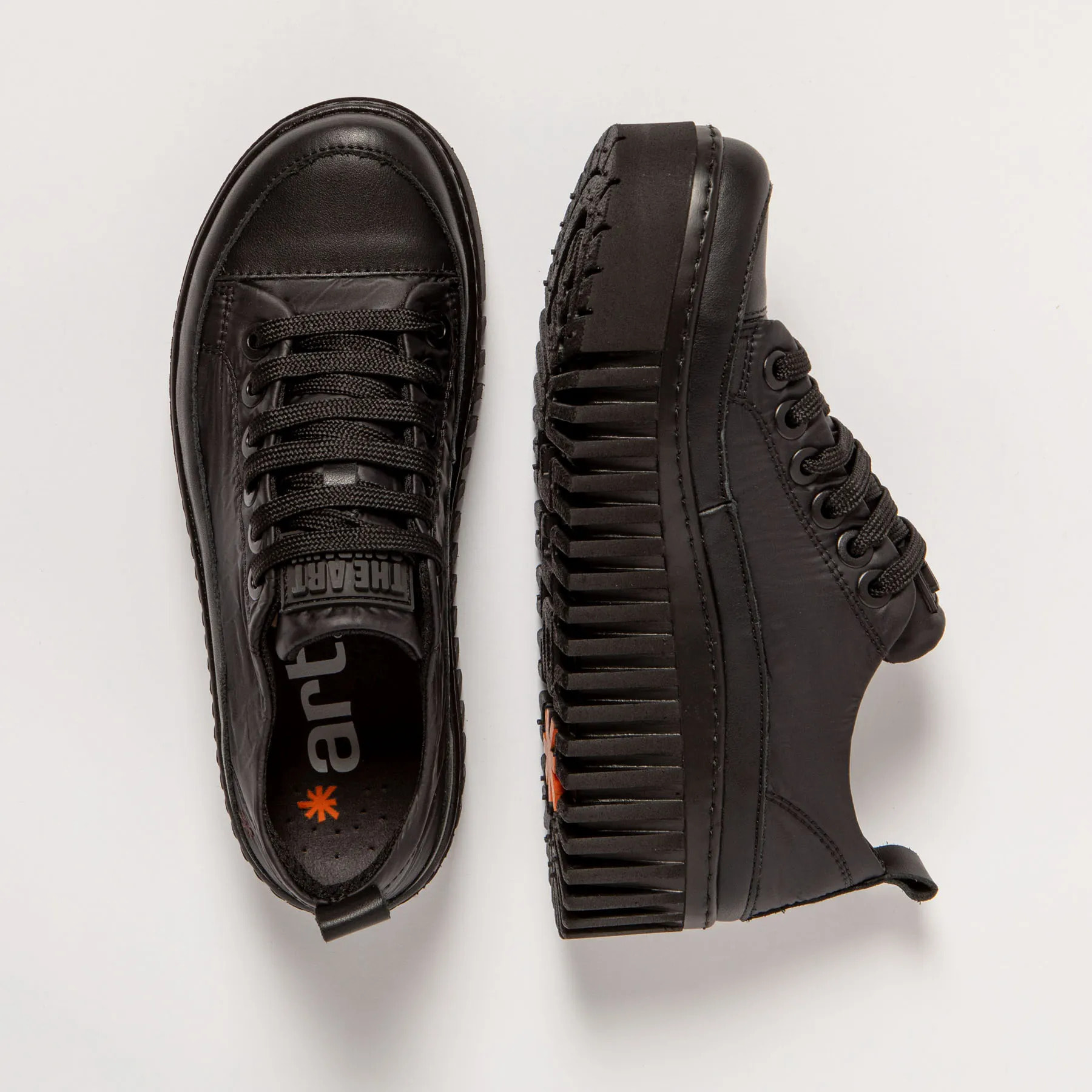 Zapatos 1518 NYLON TOTAL BLACK/BRIGHTON color Total black