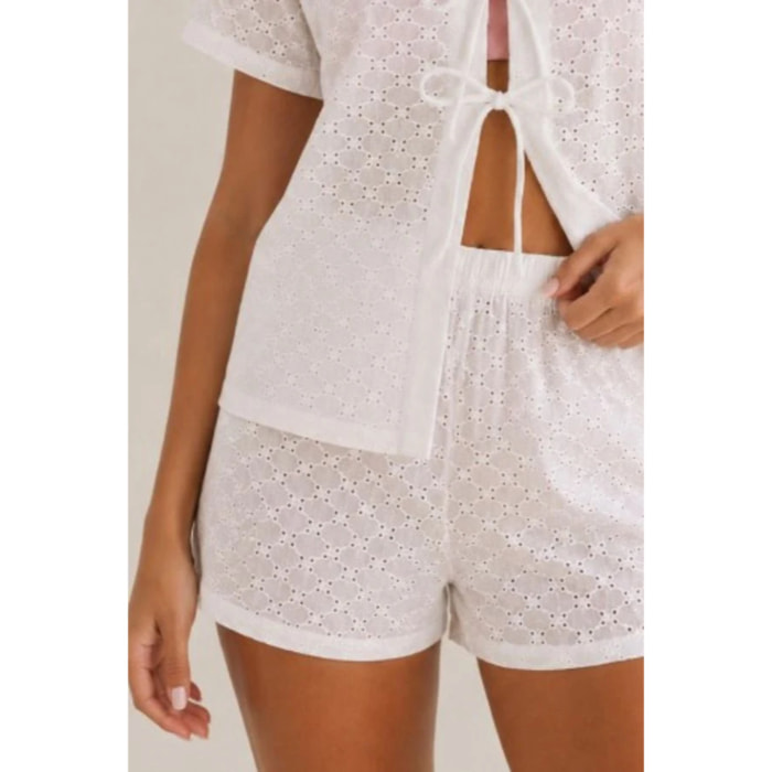 Pantaloni corti Bianco