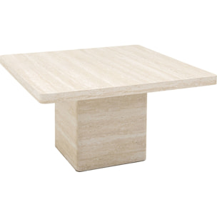 Table basse Travertino 80x80cm Kare Design