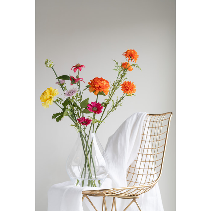 J-Line vase Abby  - verre - transparent - large - 28 cm de hauteur