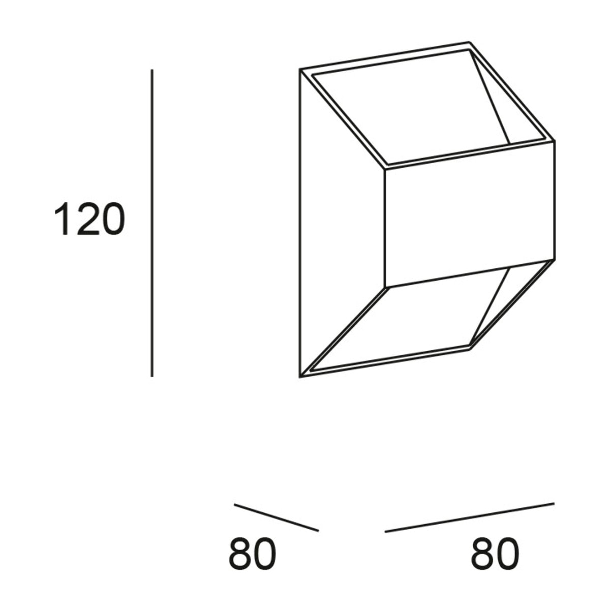 Forlight Aplique Ip20 Keop Led 4,6W 3000K Blanco 367Lm