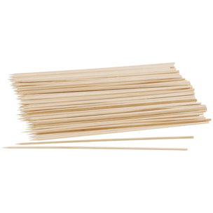 Lot de 100 brochettes en bois 20 cm Fackelmann Eco Friendly