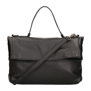 Borsa a spalla da donna - Modello False - Vera pelle - 34.0 x 21.0 x 12.0 cm