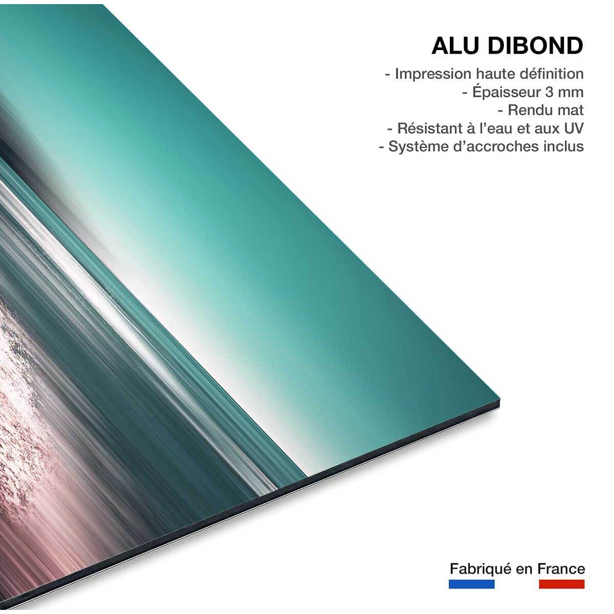 Tableau balade au bord de l'eau Tableau alu Dibond