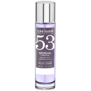 Caravan fragancias - caja de regalo con 2 perfumes nº53 de 150 ml, para hombre