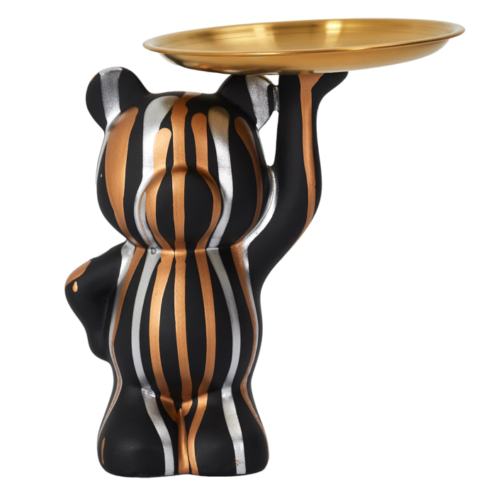 Statue Deco Noir Vide Poche