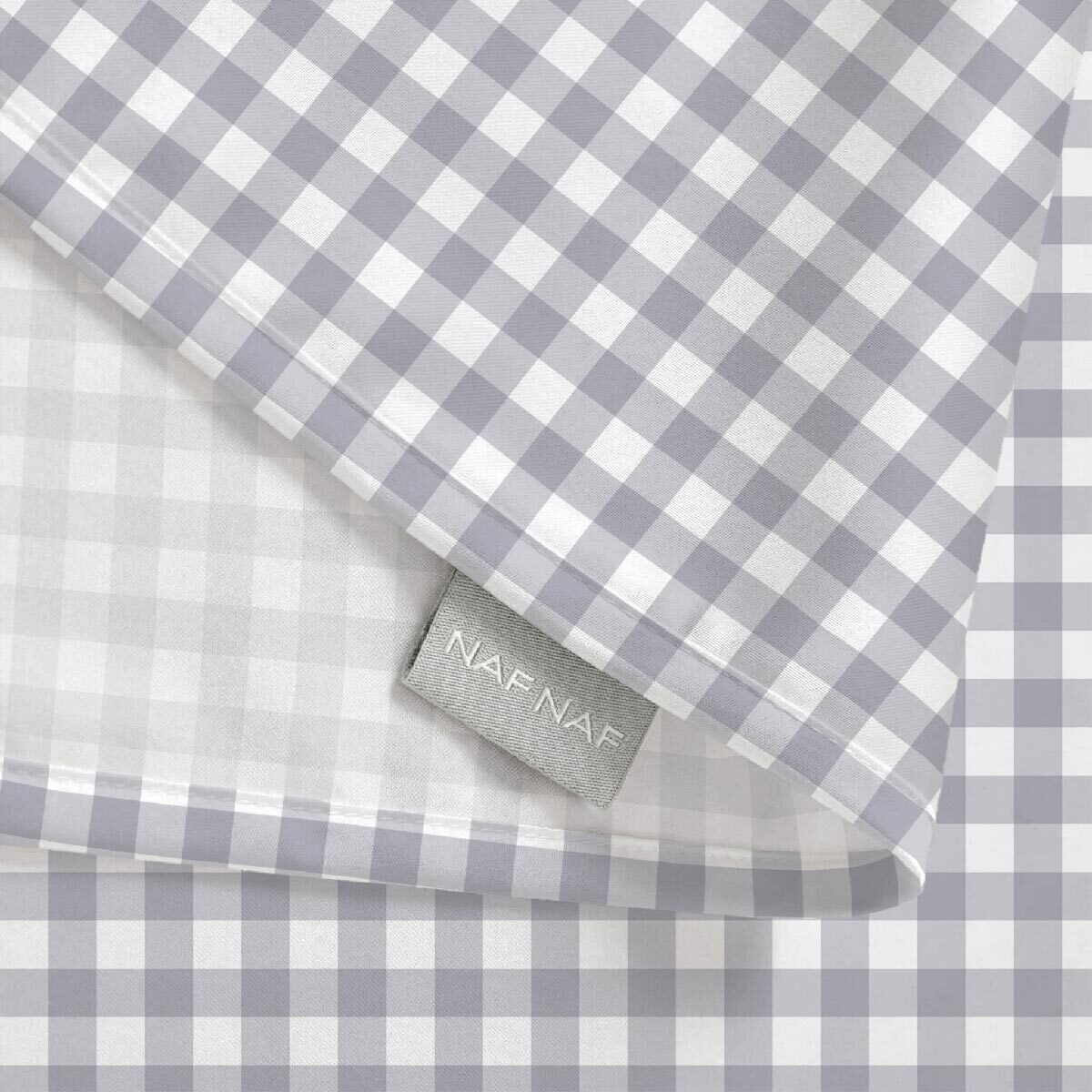 Mantel antimanchas Medina gris - 100% algodón -