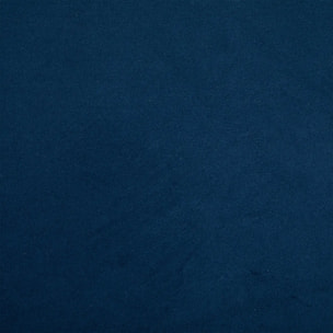 Module chauffeuse "Kiona" en velours 99x75cm bleu