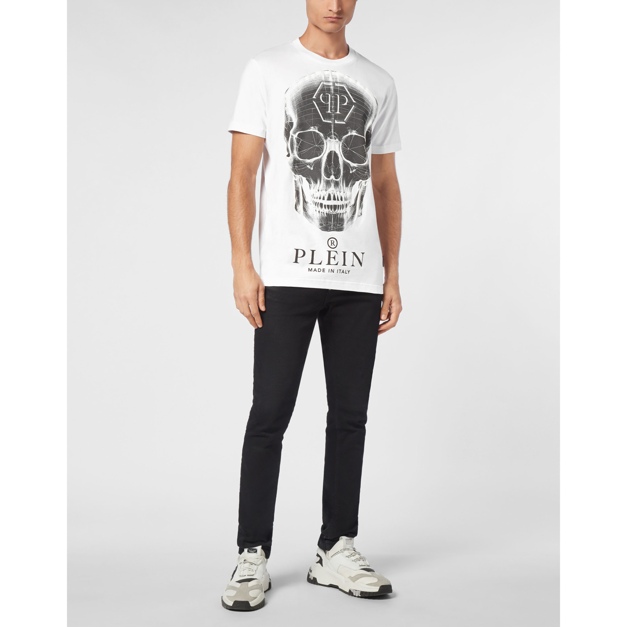 PHILIPP PLEIN Camiseta Cuello Redondo SKULL