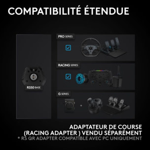 Volant LOGITECH G RS50 System Direct Drive pour PS/PC