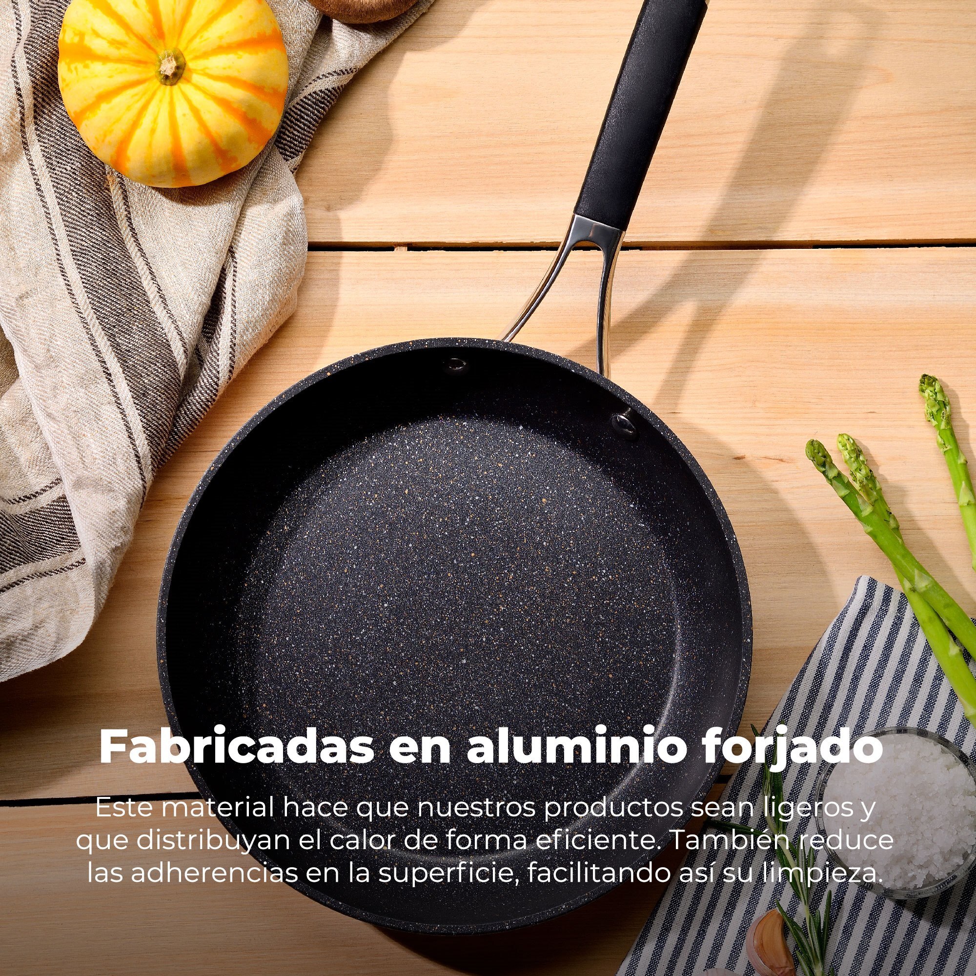 Sartén de aluminio forjado ind cadiz