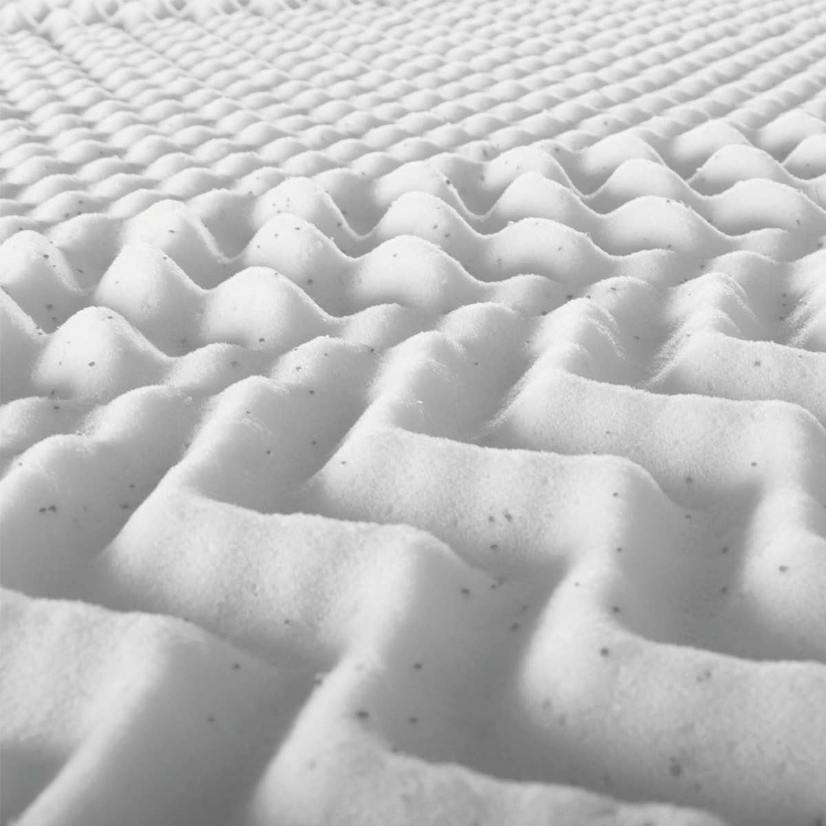 Surmatelas Mousse à Cellules Ouvertes, 6 cm, 7 Zones de Confort, Soutien Adapté