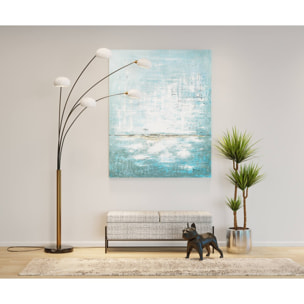 Banc-coffre Iceland blanc et noir Kare Design