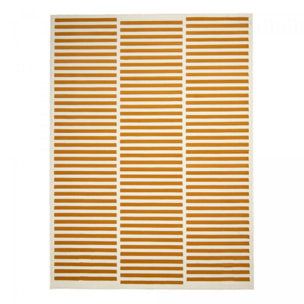 Tapis tissé rayures horizontales, Motif graphique épuré, RANI
