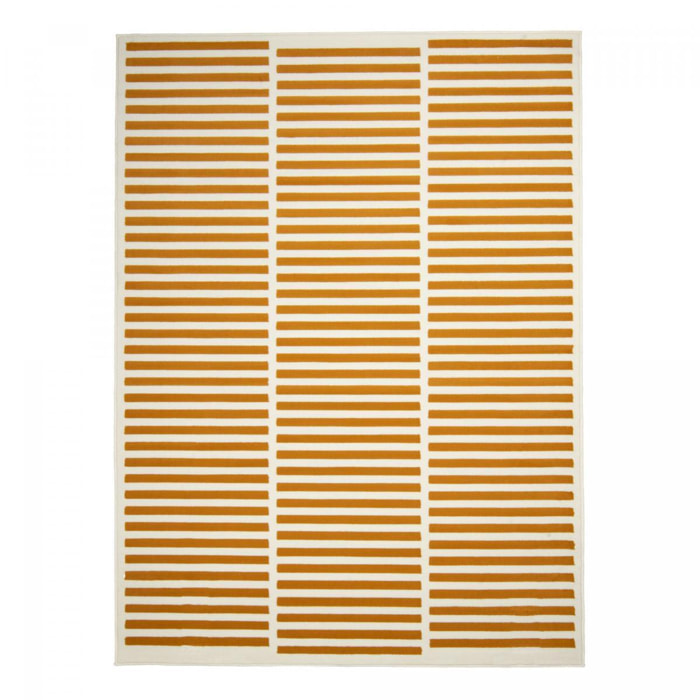 Tapis tissé rayures horizontales, Motif graphique épuré, RANI