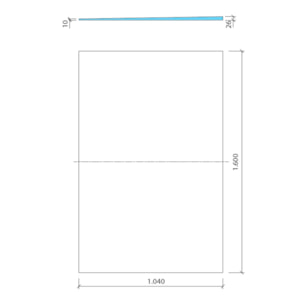 Receveur de douche pré-penté 104 x 160 x 2,6 cm WEDI Fundo Flex bois