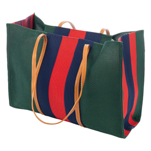 Borbore Bolso shopper Mujer. Fabricado en rafia sintética entrelazada.